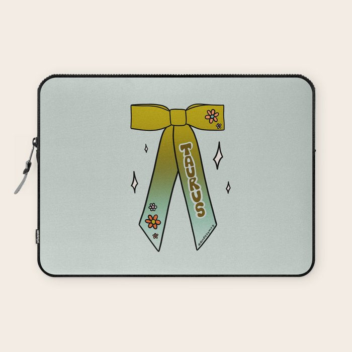 Taurus Bow Laptop Sleeve Gallery Image 1