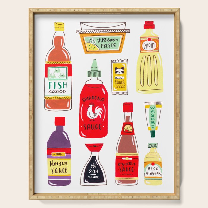 Asian Seasonings Serving Tray Gallery Image 1