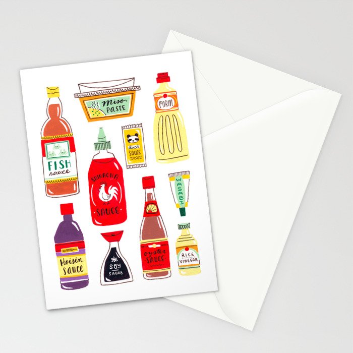Asian Seasonings Stationery Card Gallery Image 2