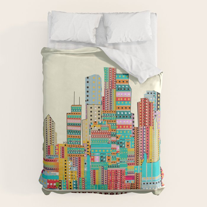 Minneapolis city  Duvet Cover Gallery Image 6