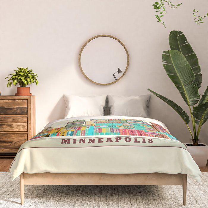 Minneapolis city  Comforter Gallery Image 3