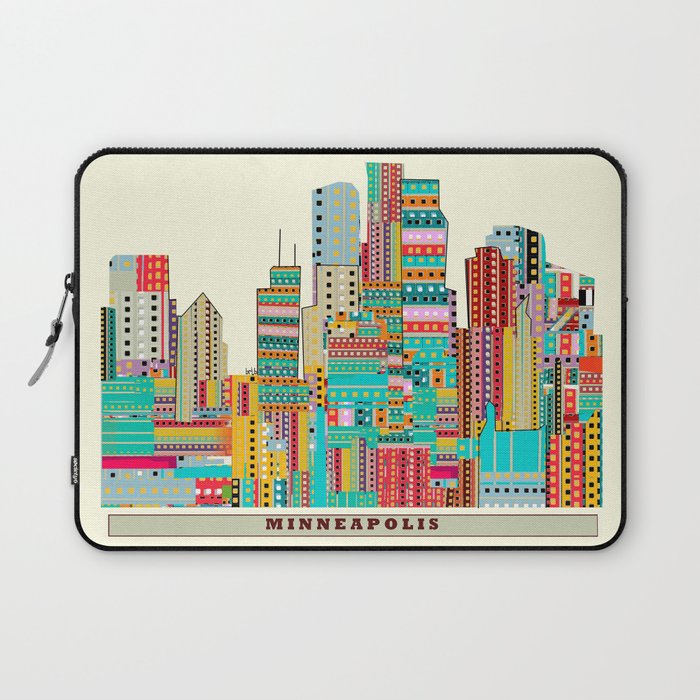 Minneapolis city  Laptop Sleeve Gallery Image 1