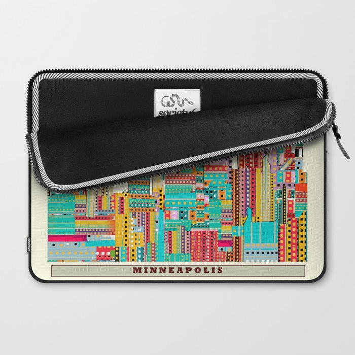 Minneapolis city  Laptop Sleeve Gallery Image 2