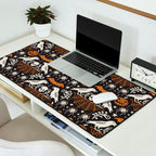 All Hallows' Eve - Black Orange Halloween Desk Mat Gallery Image 2
