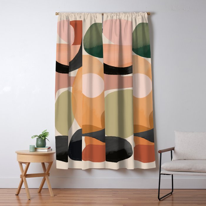 Modern Abstract Art 144 Window Curtain Gallery Image 5