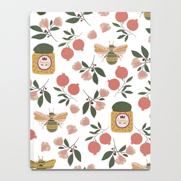 Rosh Hashansh Honey Bees and Pomegranates Notebook Gallery Image 4