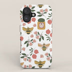 Rosh Hashansh Honey Bees and Pomegranates iPhone Case Gallery Image 1