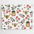 Rosh Hashansh Honey Bees and Pomegranates Jigsaw Puzzle Gallery Image 1