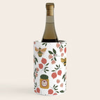 Rosh Hashansh Honey Bees and Pomegranates Wine Chiller Gallery Image 2