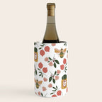 Rosh Hashansh Honey Bees and Pomegranates Wine Chiller Gallery Image 3