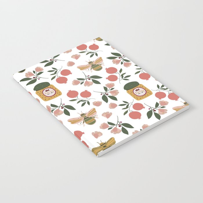 Rosh Hashansh Honey Bees and Pomegranates Notebook Gallery Image 2
