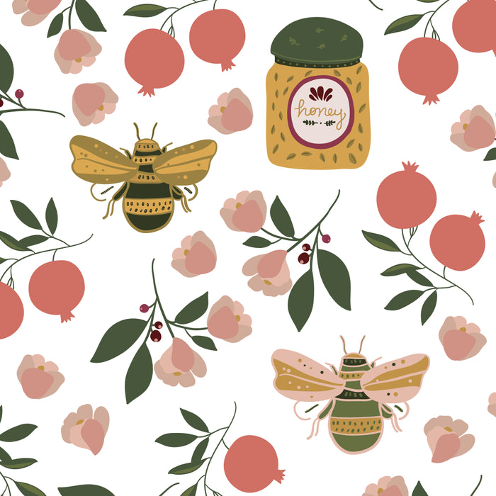 Rosh Hashansh Honey Bees and Pomegranates Coffee Mug Gallery Image 2