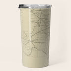 Vintage Texas Highway Map (1919) Travel Mug Gallery Image 3