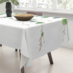 Eucalyptus Watercolor Tablecloth Gallery Image 3