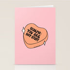 Scorpio Conversation Heart Stationery Card Gallery Image 2