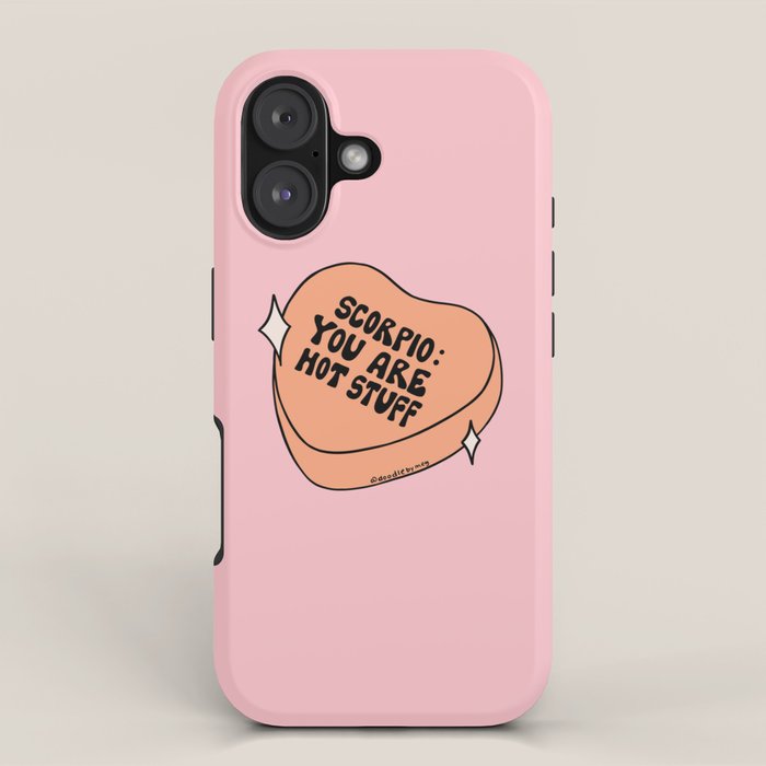 Scorpio Conversation Heart iPhone Case Gallery Image 1