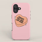 Scorpio Conversation Heart iPhone Case Gallery Image 1