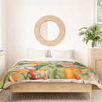 Orange Blossoms Duvet Cover Gallery Image 3