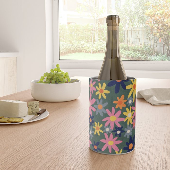 Vintage flowers Wine Chiller Gallery Image 4