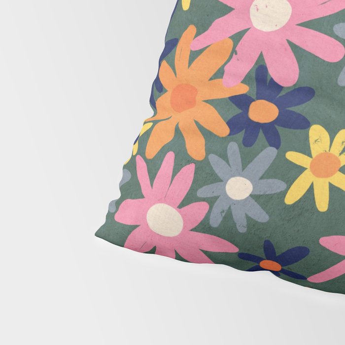 Vintage flowers Pillow Sham Gallery Image 4