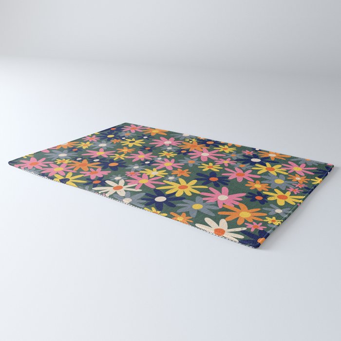 Vintage flowers Rug Gallery Image 3