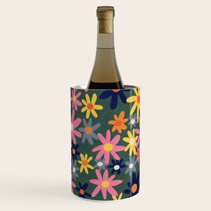 Vintage flowers Wine Chiller Gallery Image 1