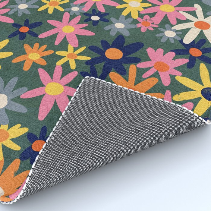Vintage flowers Rug Gallery Image 4