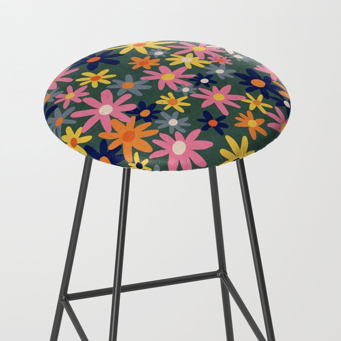 Vintage flowers Stool Gallery Image 2