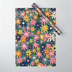 Vintage flowers Wrapping Paper Gallery Image 1