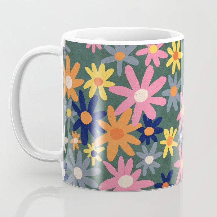 Vintage flowers Coffee Mug Gallery Image 3