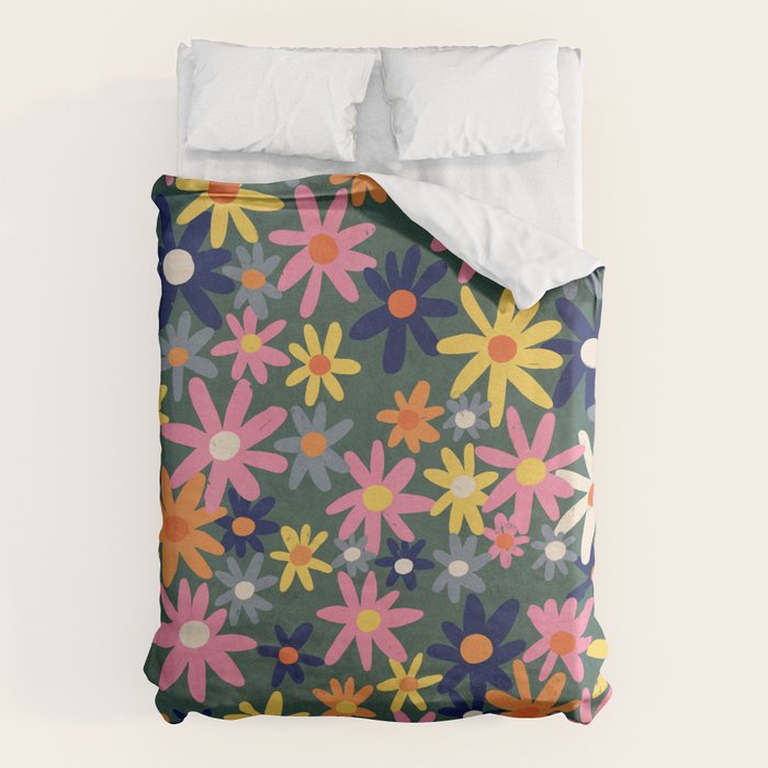 Vintage flowers Duvet Cover Gallery Image 1