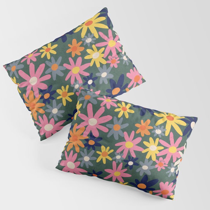 Vintage flowers Pillow Sham Gallery Image 3