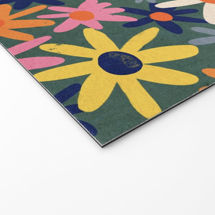Vintage flowers Welcome Mat Gallery Image 2