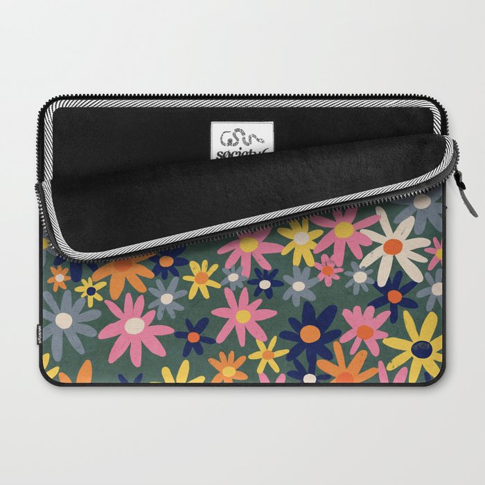 Vintage flowers Laptop Sleeve Gallery Image 2