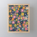 Vintage flowers Mini Art Print Gallery Image 1