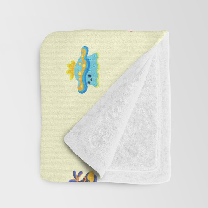 Sea slug Throw Blanket Gallery Image 3