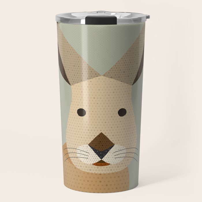 Whimsy European Hare Travel Mug Gallery Image 1