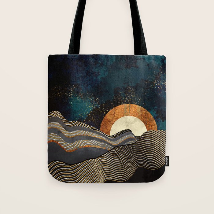 Gold & Silver Fields Tote Bag Gallery Image 1
