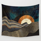 Gold & Silver Fields Wall Tapestry Gallery Image 4