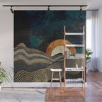 Gold & Silver Fields Wall Mural Gallery Image 1