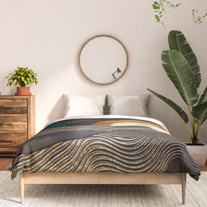 Gold & Silver Fields Comforter Gallery Image 3