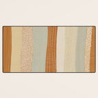 Neutral Abstract Pattern #5 Desk Mat Gallery Image 3