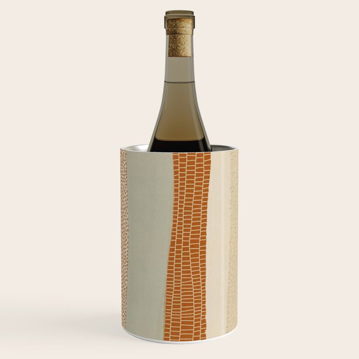 Neutral Abstract Pattern #5 Wine Chiller Gallery Image 1