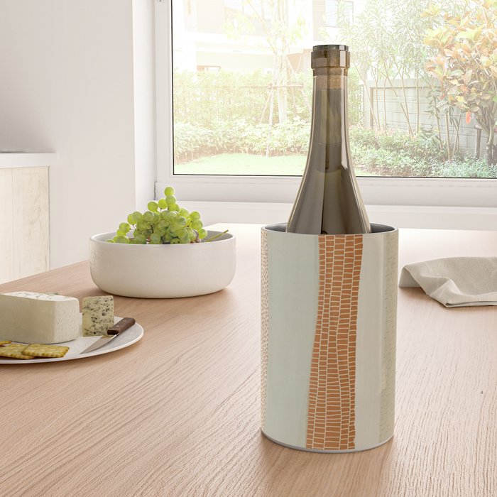 Neutral Abstract Pattern #5 Wine Chiller Gallery Image 4
