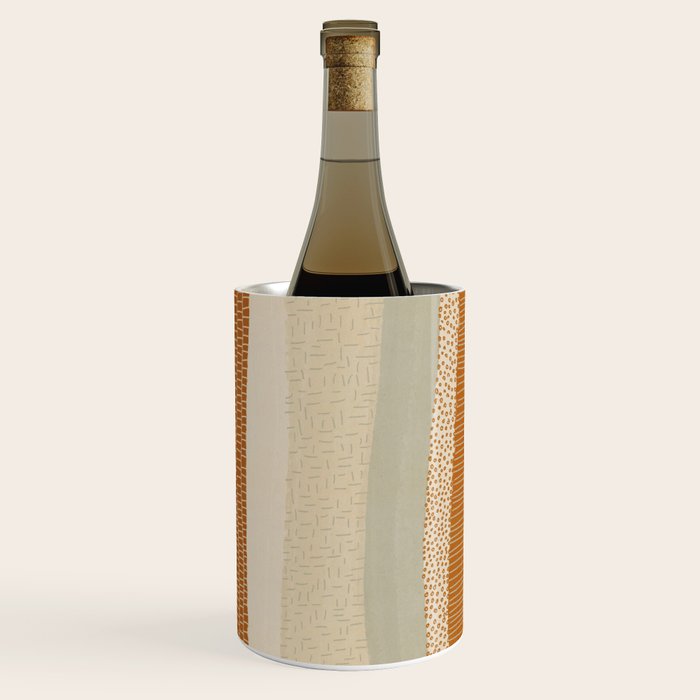 Neutral Abstract Pattern #5 Wine Chiller Gallery Image 3