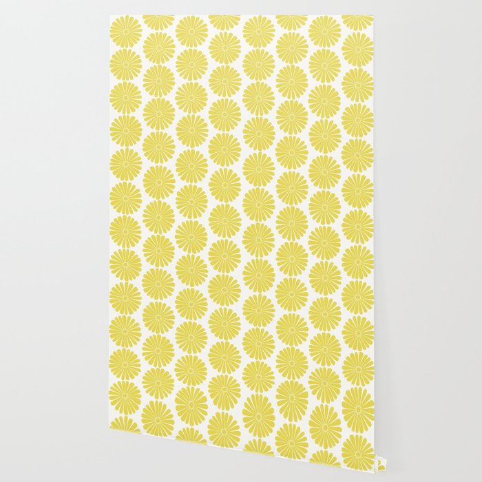 Floral Daisy Pattern XVIII Wallpaper Gallery Image 2
