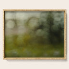 raindrop abstract photograph no. 6 - nature photography Serving Tray Gallery Image 1