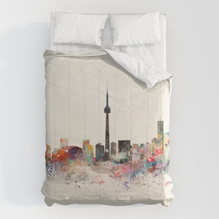toronto skyline Comforter Gallery Image 6
