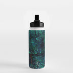 Vincent Van Gogh Trees & Underwood Teal Green Water Bottle Gallery Image 2