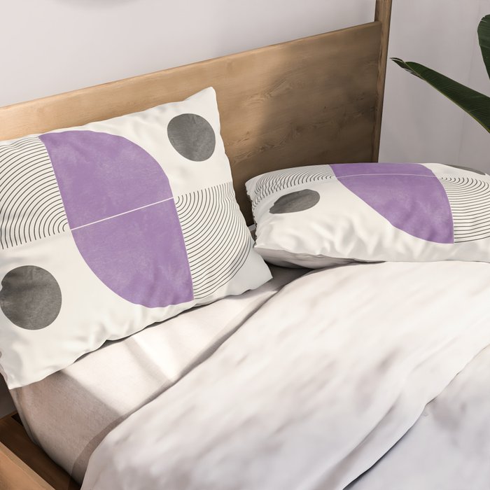 Geometric Shape 03 Pillow Sham Gallery Image 2